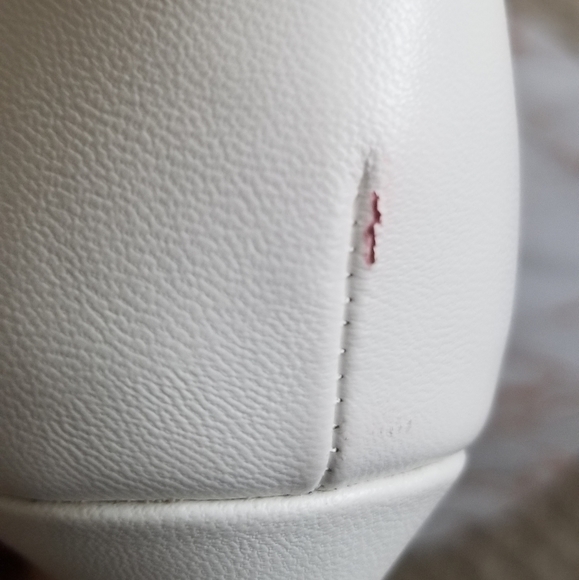 WHITE Heeled Strap Sandal - Picture 5 of 6